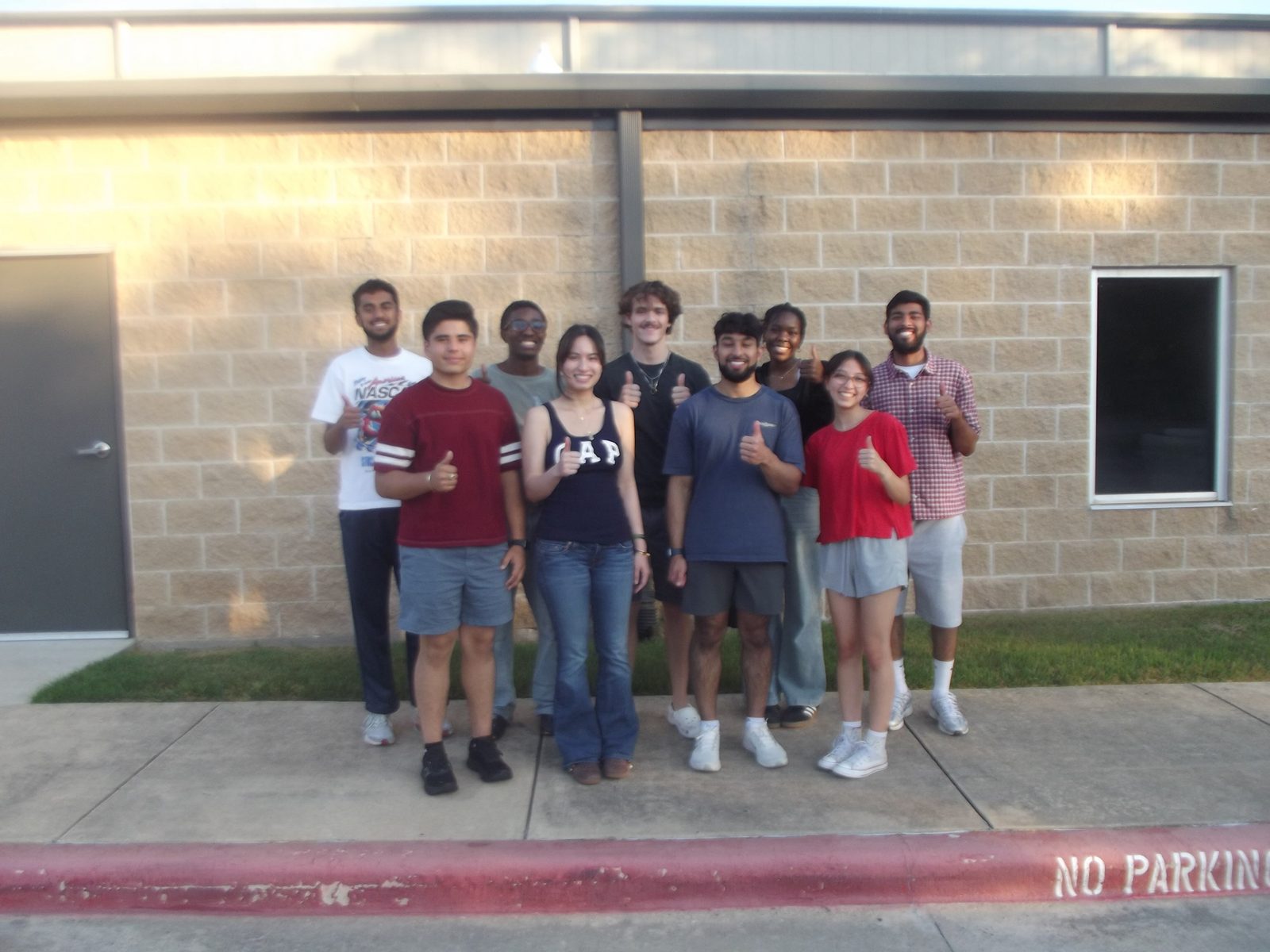 Our volunteers after the event