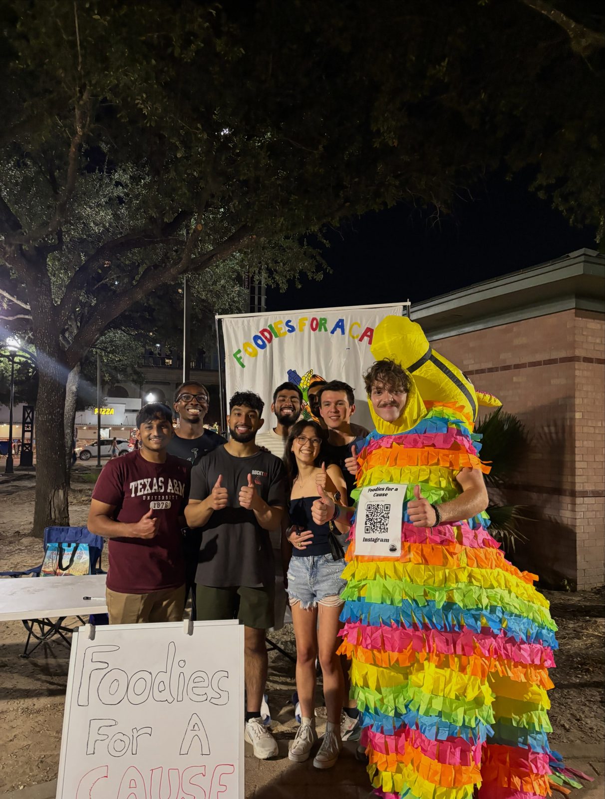 Our Northgate bake sale with the piñata